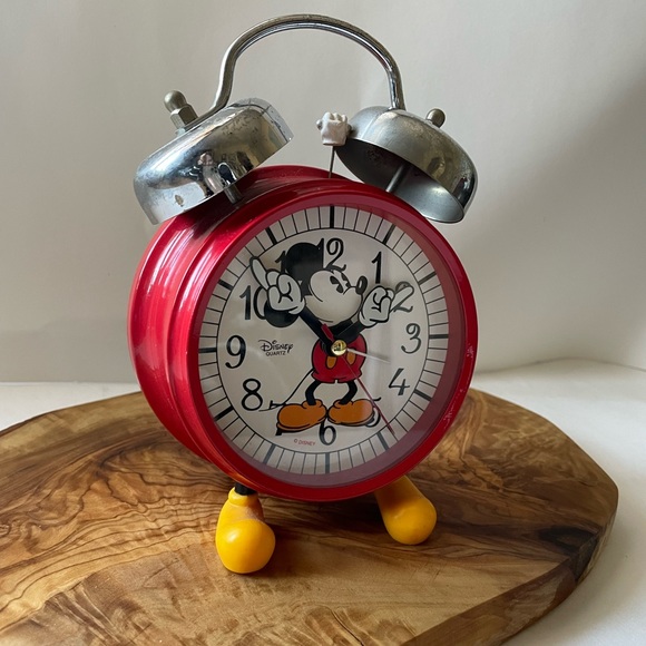 Disney Other Vintage Mickey Mouse Alarm Clock Poshmark